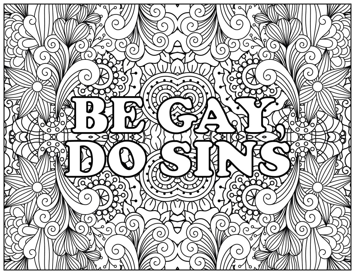 Gay Colouring Pride Coloring Printable Colouring Page - Etsy Ireland