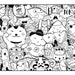 Big City Coloring Page, Landmark Printable Coloring Pages, Digital