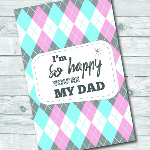 Transgenre / Happy You're My Dad / Carte de fête des pères numérique ou envoyée par la poste