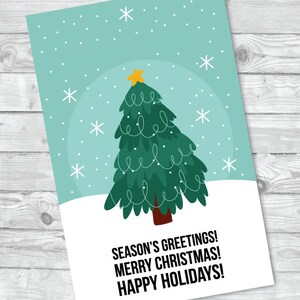 Carte de baise, carte de Noël drôle, Noël drôle, carte de vacances drôle, Noël, carte de Noël tendance, carte en papier