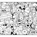Big City Coloring Page, Landmark Printable Coloring Pages, Digital