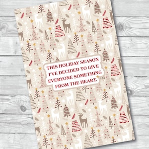 Carte Mon opinion, carte de vœux drôle, carte pour la famille, Noël, carte de Noël tendance, téléchargement numérique, carte papier, carte sarcastique,