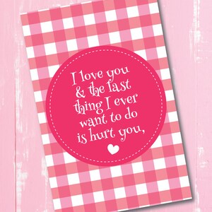 Carte de Saint-Valentin, carte Je t'aime, carte de voeux, téléchargement numérique, carte en papier, carte sarcastique, jolie carte, carte pour lui, carte pour elle