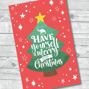 Joyeux petit Noël, carte de Noël drôle, Noël drôle, carte de vœux drôle, Noël, carte de Noël tendance, carte sarcastique