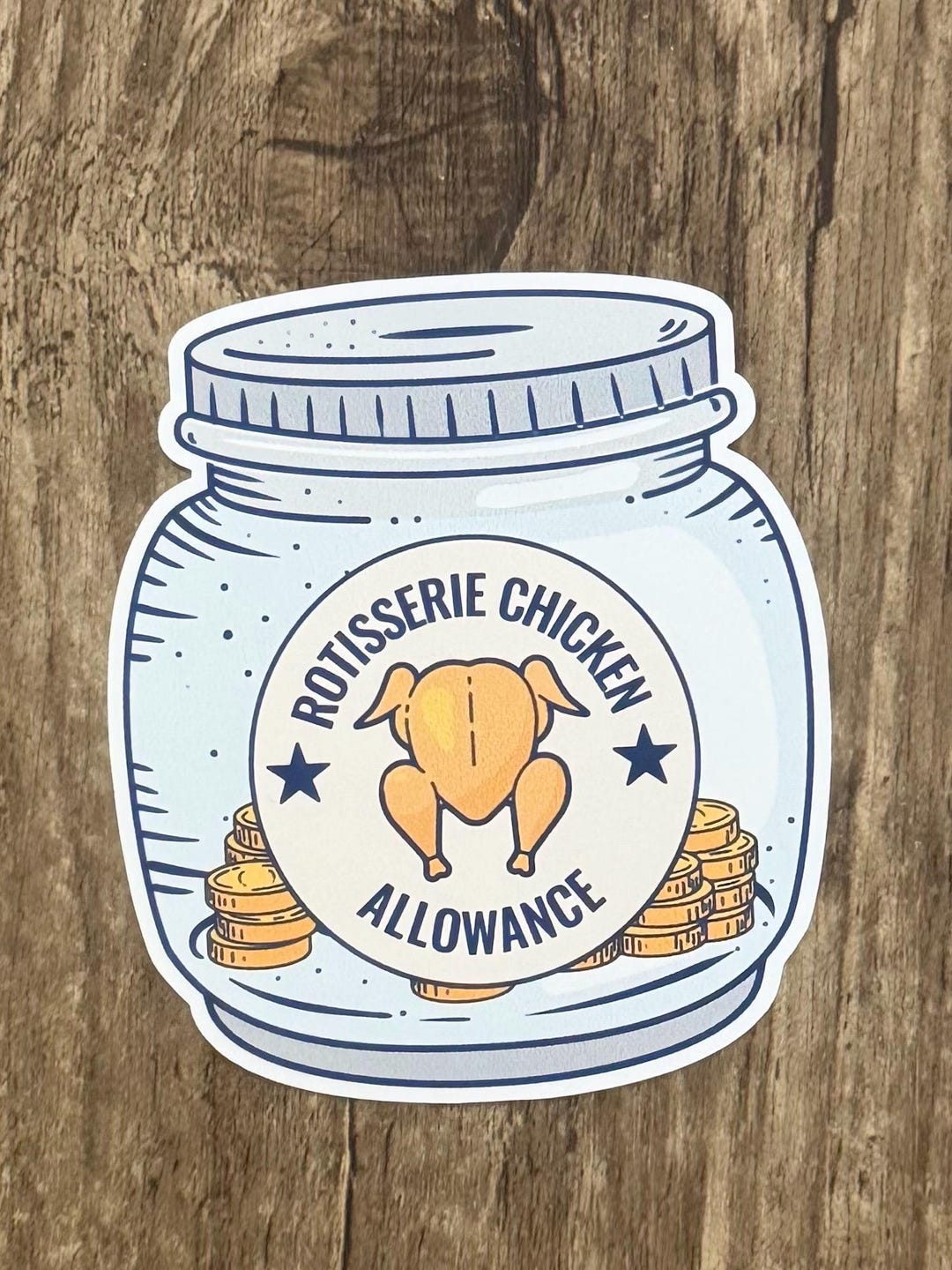 Rotating Chicken Sticker Chicken Sticker, Rotisserie Chicken, Threads Stricker, Chicken ...