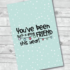 Carte Bestie, carte de vœux drôle, carte pour un ami, Noël, carte de grand ami, téléchargement numérique, carte papier, carte sarcastique, meilleur ami