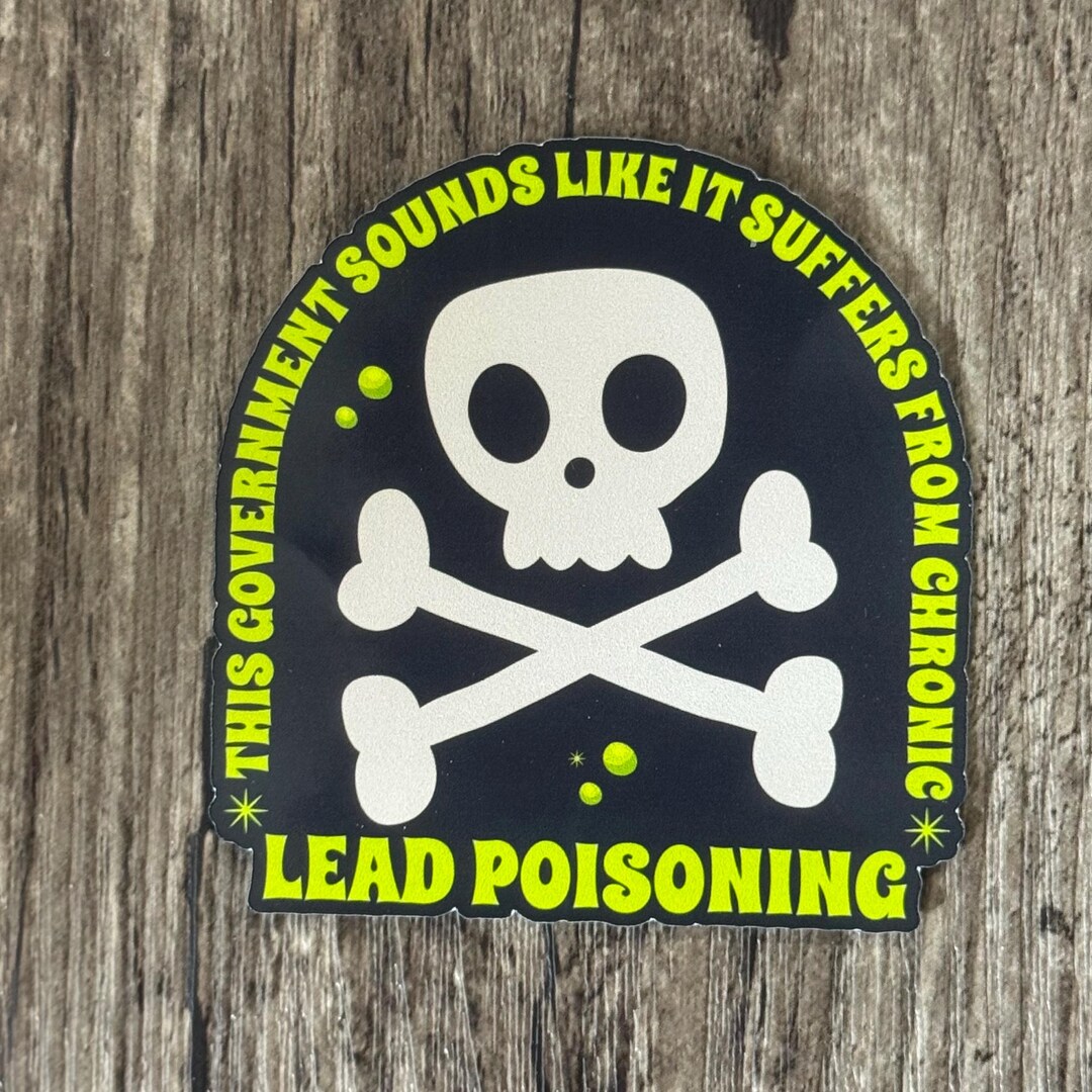 Current Events Sticker Government Sticker, Political Sticker, Politics Sticker, Skull Sticker ...