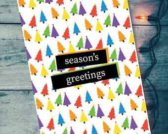 carte de vacances lgbtq, cartes de vacances gay, carte de Noël gay, motif de Noël gay, gay, Téléchargement numérique, Carte papier, Carte de vacances Pride