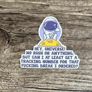 Sticker Catch A Break, Sticker espace, J'ai besoin d'une pause, Cadeau pour lui, Cadeau pour elle, Santé mentale, Questions de santé mentale