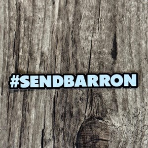 Anti War Sticker, Hashtag Sticker, Barron Sticker, Anti Trump Sticker, USA Politics, Political Sticker, News Sticker, Draft Sticker