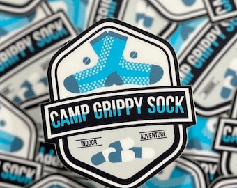 Grippy Sock, Grippy Sock Gang, Die Cut Sticker, Die Cuts, Gift for her, Gift for him, Gift for Friend, Funny Sticker, Water Proof