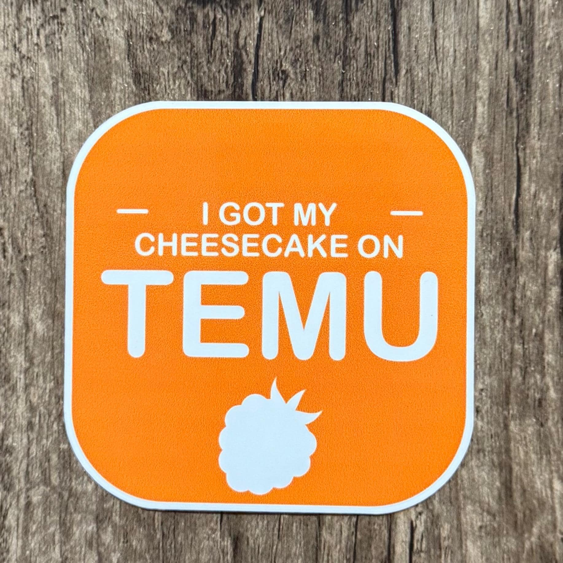Cheesecake Sticker, Temu Sticker, Threads Sticker, Funny Sticker ...