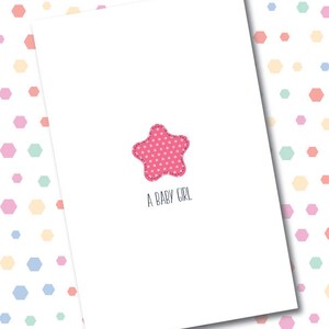 Carte de nouveaux parents, carte de bébé fille, carte de voeux, téléchargement numérique, carte en papier, jolie carte, carte de nouveau bébé, au Canada