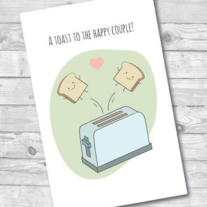 Wedding Card, Greeting Card, Digital Download, Paper Card, Cute Wedding Card, Card Wedding, Pun Card, In Canada