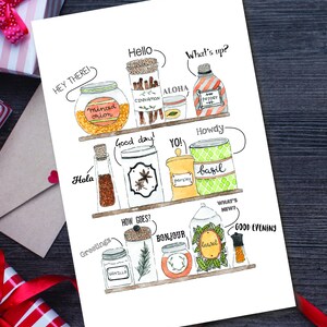 Meilleurs voeux, carte de voeux, téléchargement numérique, carte en papier, jolie carte, carte rigolote, carte de Noël, carte de vœux