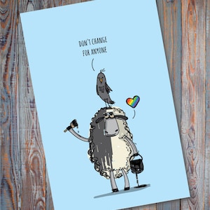Soutien à la fierté, Carte de vœux, Téléchargement numérique, Carte papier, Carte LGBTQ, Soutien LGBTQ, Carte gay, Soutien gay, Au Canada