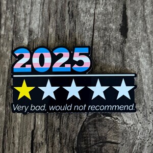 Sticker transgenre 2025, Sticker 1 étoile, Sticker mauvaise critique, Sticker transgenre, Sticker LGBTQ, Sticker Tik Tok, Sticker Trans Ally