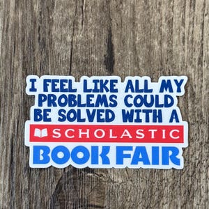 Sticker salon du livre, Sticker santé mentale, Sticker drôle, Sticker école, Cadeau pour elle, Cadeau pour lui, Cadeau pour amoureux des livres, Scolastique