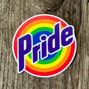 Sticker fierté, mois de la fierté, LGBT, produits dérivés 2SLGBTQ, sticker allié, cadeau pour un ami, cadeau pour lui, cadeau pour elle, cadeau pour eux, cadeau pour parent
