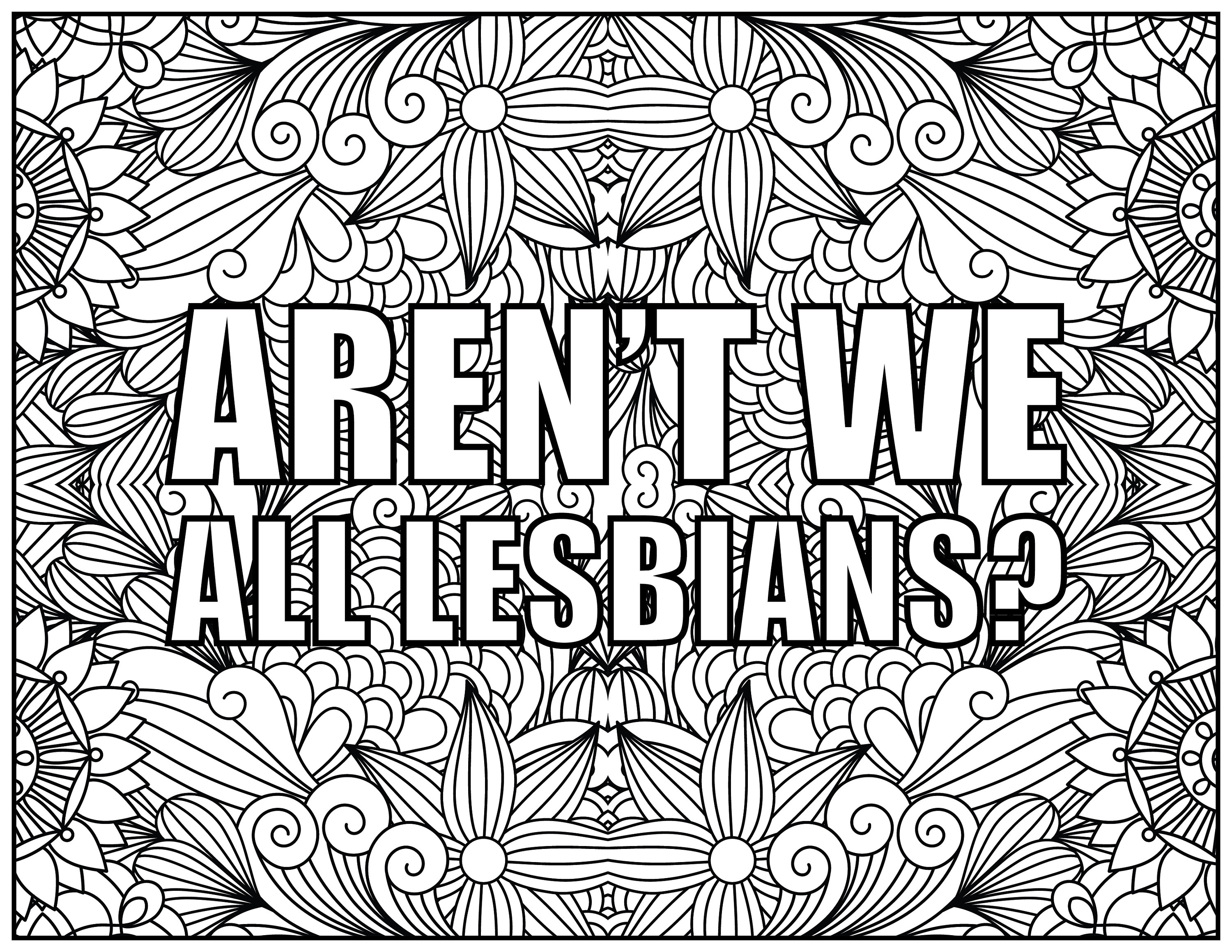 Lesbian Coloring Pages