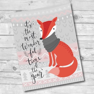 Cartes Fox Pack. Paquet de 6, assortiment vierge à l’intérieur.