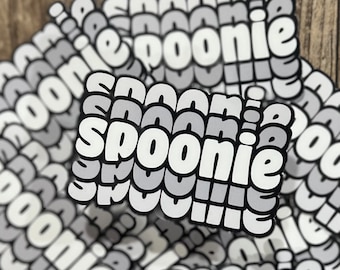 Spoonie Gift, Spoonie Sticker, Gift for Spoonie, Gift for Her, Gift for Him, Chronic Illness Sticker, Spoon Theory, Water Proof, holographic