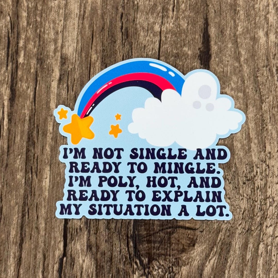 Polyamory Sticker, Poly Sticker, 2slgbtqia Sticker, Pride Sticker, Gay ...