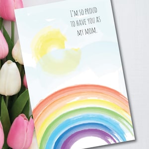 Fête des mères lesbiennes, Carte de fête des mères gay, Téléchargement numérique, Carte papier, Fête des mères Canada, Fête des mères drôle, Maman gay