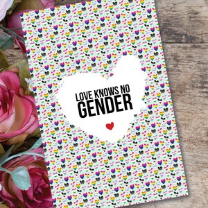 Carte LGBTQ, Carte partenaire, Saint-Valentin, Amour, Mignon, Téléchargement numérique, Carte papier, Carte mignonne, Carte couples, Carte neutre en matière de genre