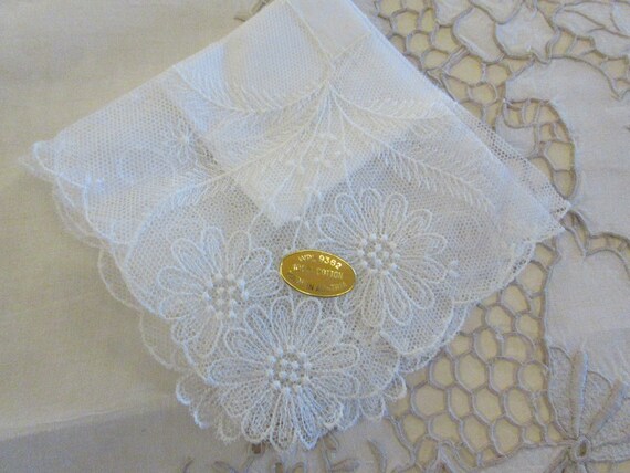HAND EMBROIDERED HANDKERCHIEF