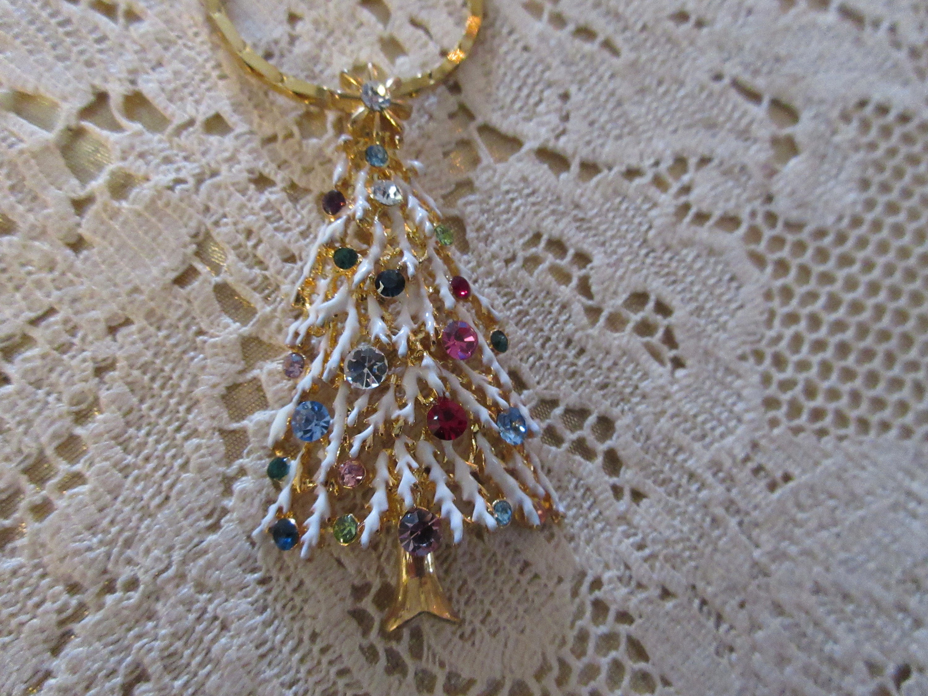 CHRISTMAS TREE NECKLACE Etsy