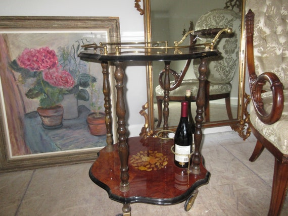 Vintage italian bar cart