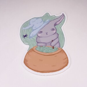 Hase Hase Hexe Vinyl Aufkleber
