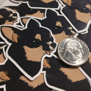 Dark Chihuahua  vinyl sticker