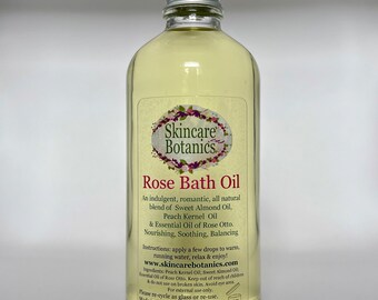 Skincare Botanics Huile de bain à la rose d'aromathérapie pure