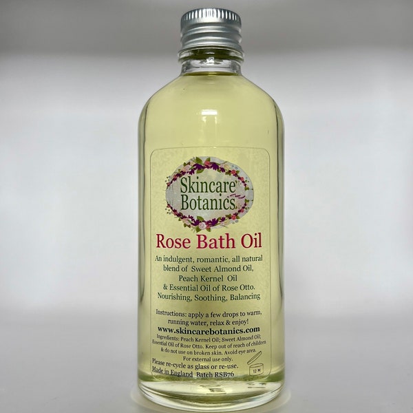 Skincare Botanics Pure Aromatherapy Rose Bath Oil