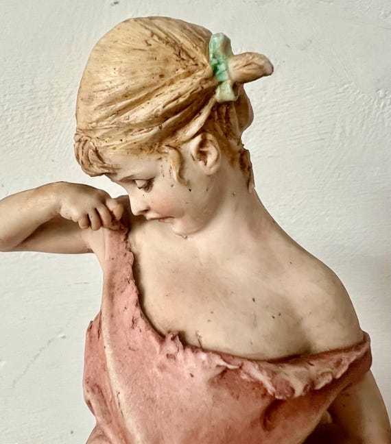 Vintage Capodimonte Bruno Merli Porcelain Figurine - Mid Century