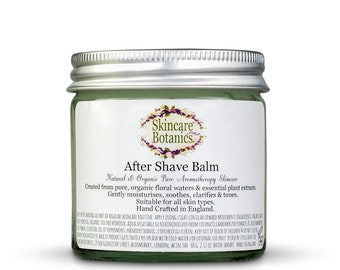 Skincare Botanics Pure Botanical Natural After Shave Balm with Witch Hazel, Tea Tree, Aloe Vera & Peppermint Oil