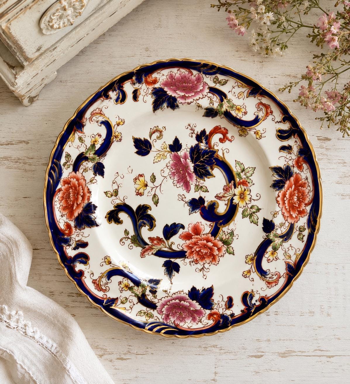 Masons Ironstone Mandalay Plate - Etsy