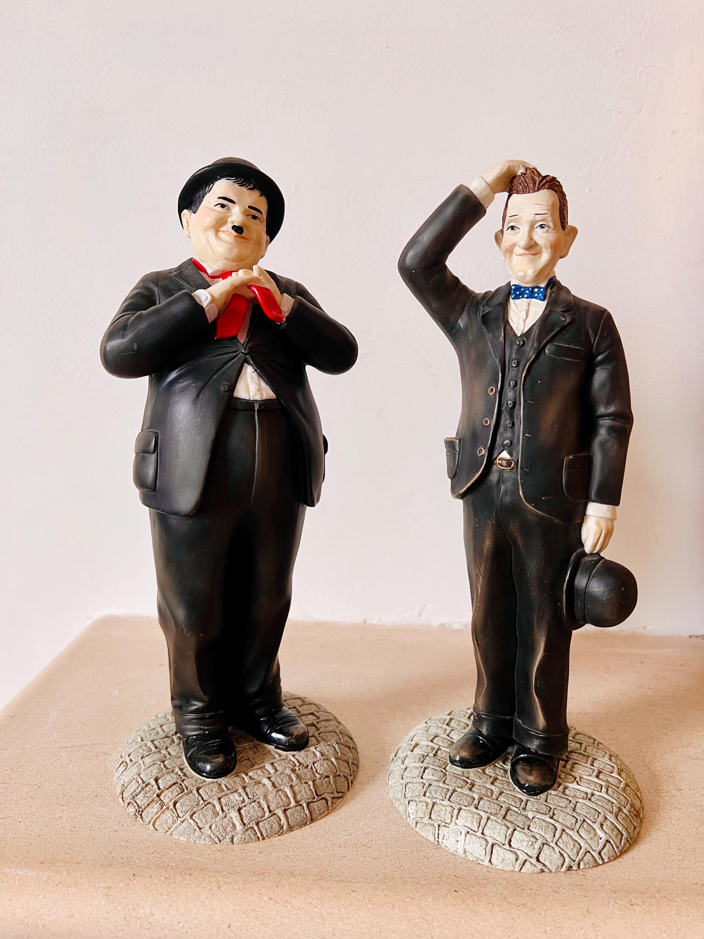 スタン・ローレルとオリヴァー・ハーディの人形 The Second 100 Years Stan Laurel and Oliver Hardy 1/3 Scale Statue