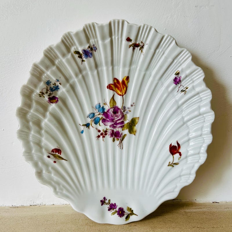 Shell Porcelain Dish Set - Etsy UK