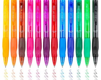 PENNE CANCELLABILI 52 PEZZI INCHIOSTRO A GEL PUNTA DA 0,5mm 12 PZ BLU E NERA 40