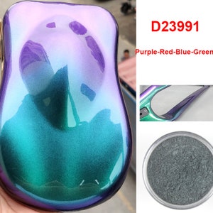 10Gram 5Color Shift Mirror Chameleon Pearlescent Pigment Epoxy Resin Magic Discolor Powder for DIY Makeup Nail Art Facepaint,Eyeshadow,Slime