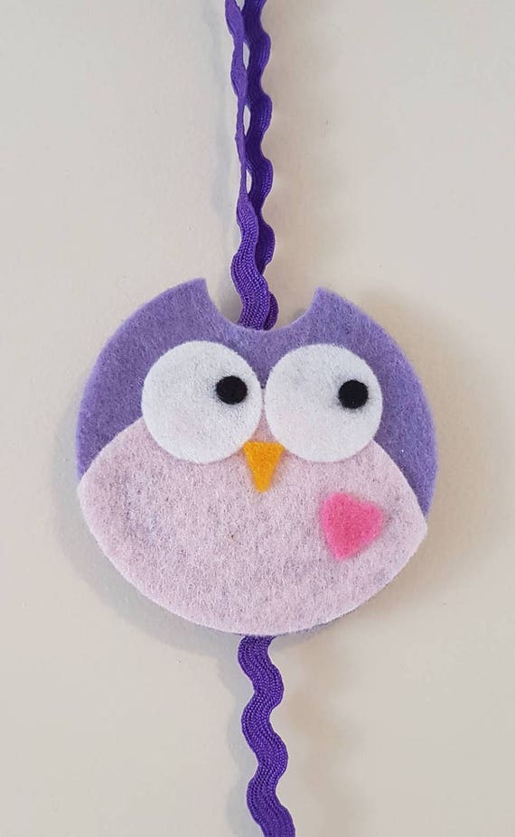 Owl Hair Clip Holder Hair Clip Tidier Hair Accessories Holder Purple Owl Girls Bedroom Accessories Girls Bedroom Decor Purple Bedroom