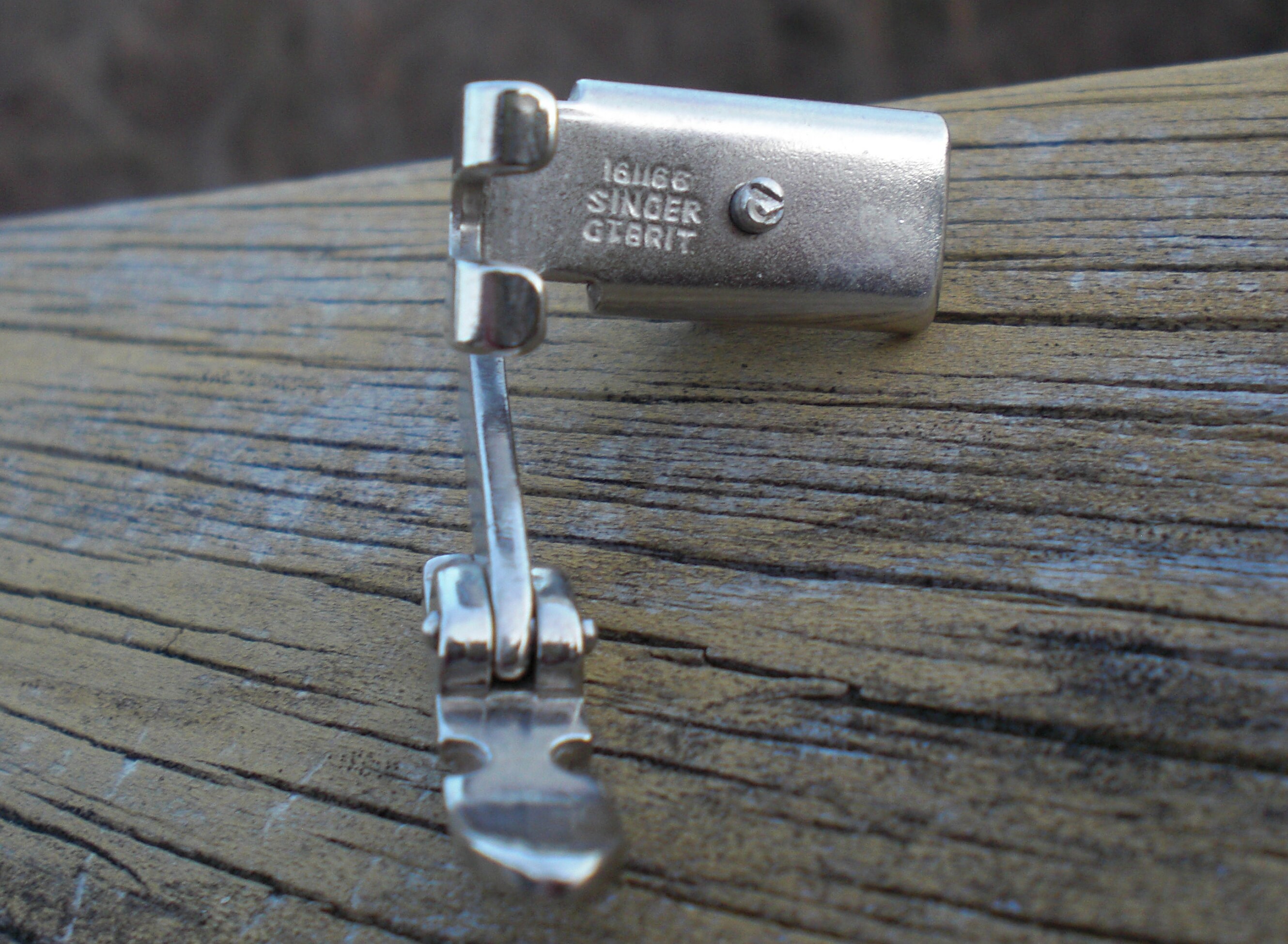 Vtg Singer 301 NARROW ADJUSTABLE ZIPPER Foot Slant Shank Etsy