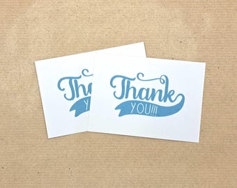 Pack of A6 or A7 Cards, Thank You Cards