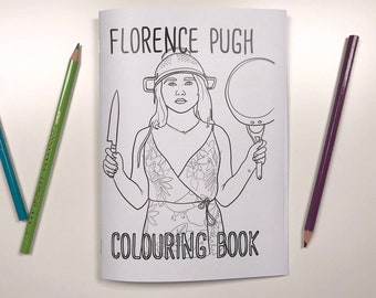 Florence Pugh Colouring Book