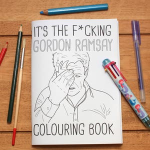 Gordon Ramsay Colouring Book image 1