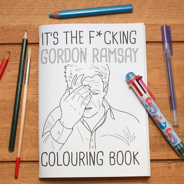 Gordon Ramsay Colouring Book