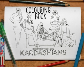 Keeping Up with the Kardashians colouring book